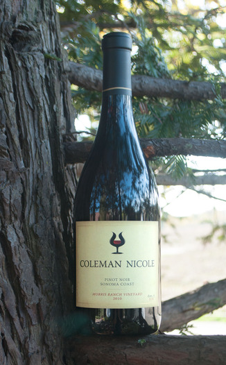 Coleman Nicole 2010 Morris Ranch Sonoma Coast Pinot Noir 750ml Wine Bottle
