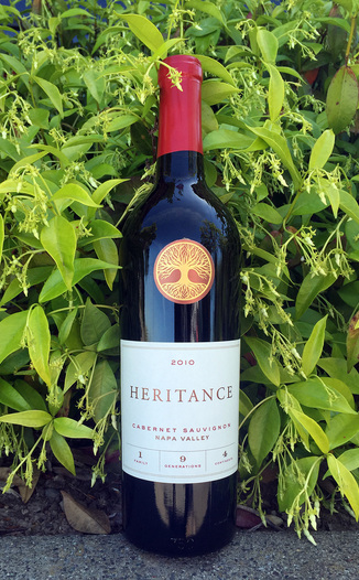 Heritance 2010 Napa Valley Cabernet Sauvignon 750ml Wine Bottle
