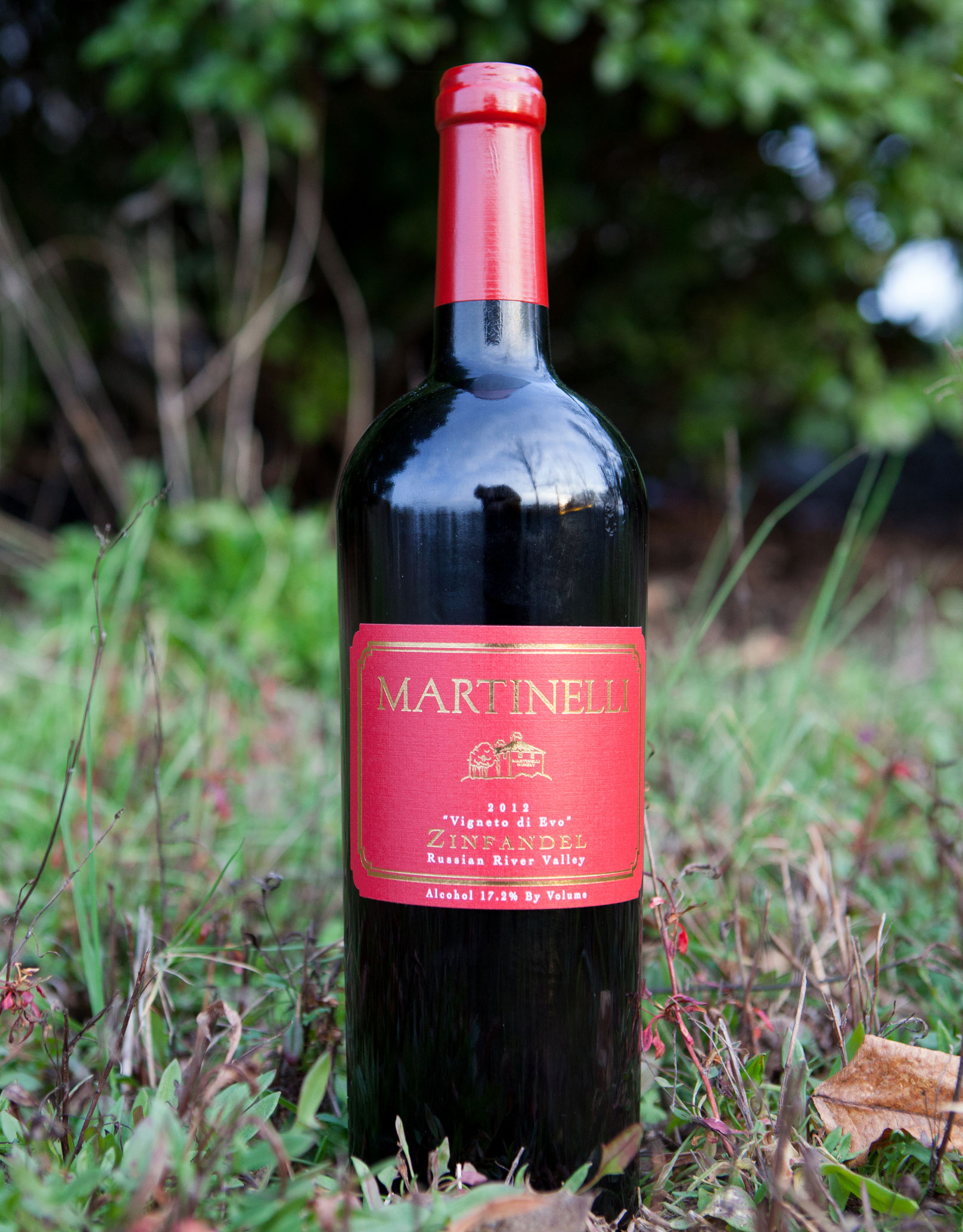 Martinelli 2012 Vigneto di Evo  Russian River Valley Zinfandel 750ml Wine Bottle