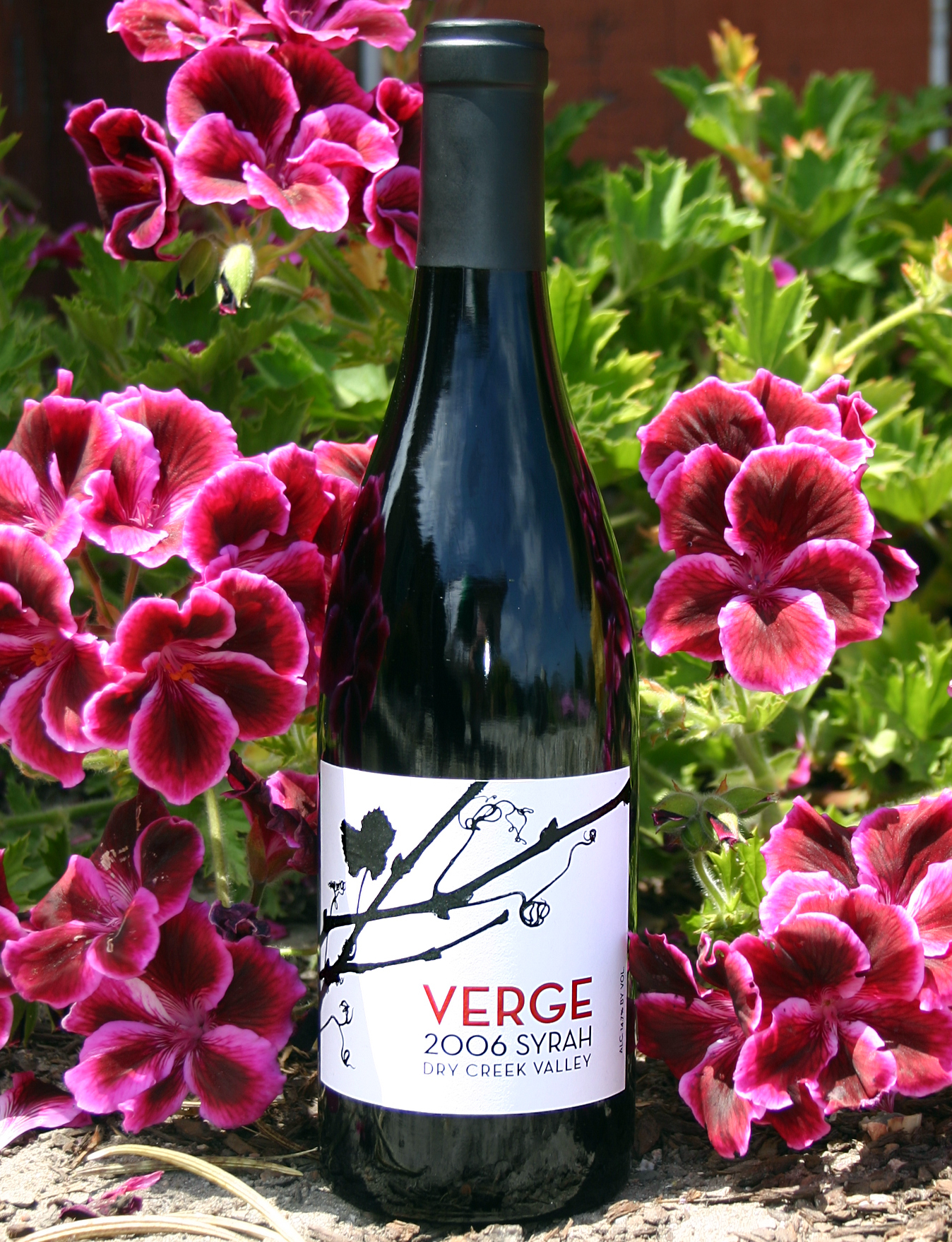 VERGE Wine Cellars 2006 Syrah 750ml Wine Bottle