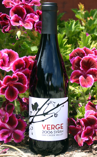 VERGE Wine Cellars 2006 Syrah 750ml Wine Bottle