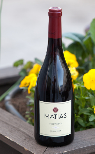 Matias 2012 Pinot Noir Sonoma Coast 750ml Wine Bottle