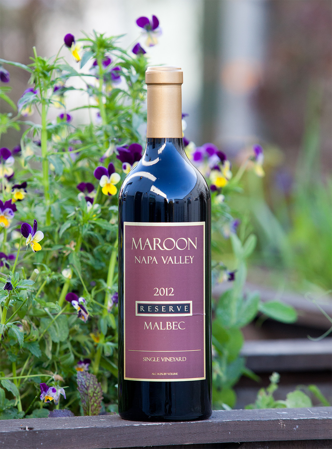 Maroon 2012 Malbec 750ml Wine Bottle