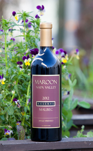 Maroon 2012 Malbec 750ml Wine Bottle