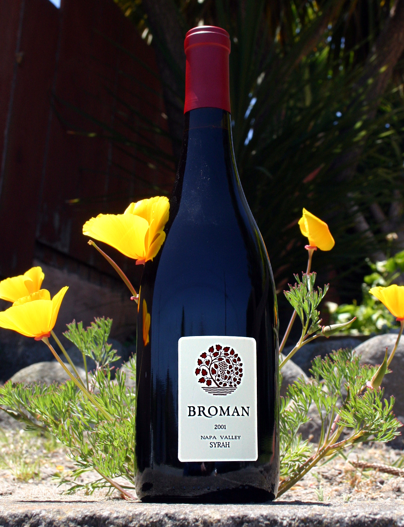 Broman Cellars 2001 Napa Valley Syrah 750ml Wine Bottle