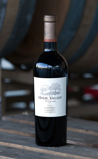 High Valley Vineyard 2012 Zinfandel 750ml Wine Bottle