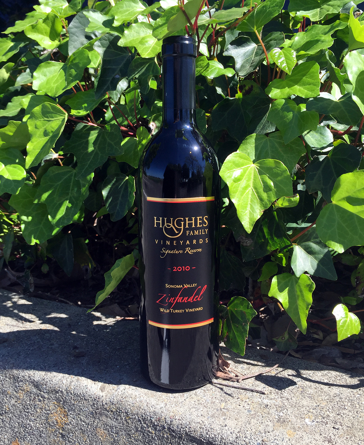 Hughes Family Vineyards 2010 Zinfandel Signature Reserve 750ml Wine Bottle