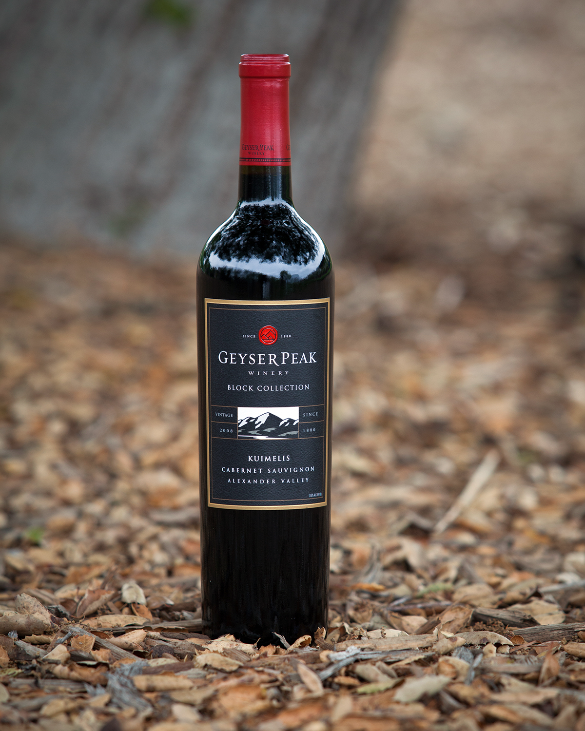 Geyser Peak Winery 2008 Cabernet Sauvignon Kuimelis Vineyard 750ml Wine Bottle