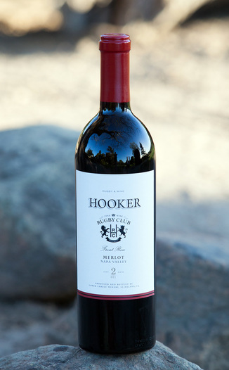 Lawer Family Wines 2011 Hooker Rugby Club Napa Valley Merlot 750ml Wine Bottle