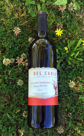 Del Carlo Winery 2012 Old Vine Zinfandel 750ml Wine Bottle