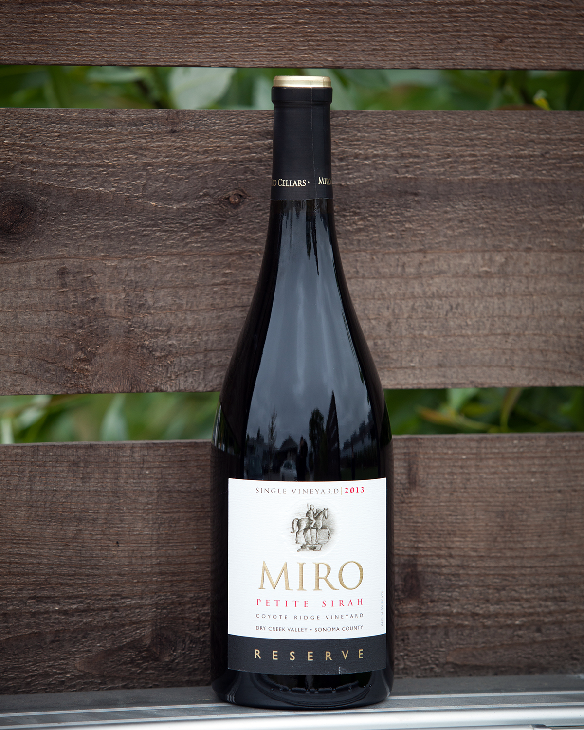 Miro Cellars 2013 Petite Sirah Reserve Coyote Ridge Vineyard 750ml Wine Bottle