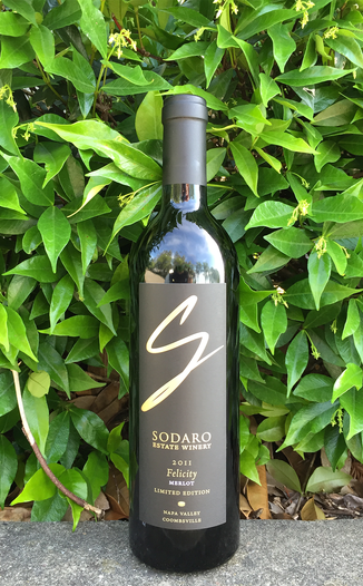 Sodaro Estate Winery 2011 Felicity Merlot Limited Edition 750ml Wine Bottle