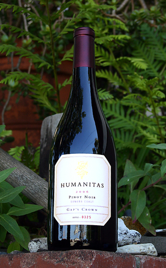 Humanitas Wines 2006 'Gap's Crown' Sonoma Coast Pinot Noir 750ml Wine Bottle