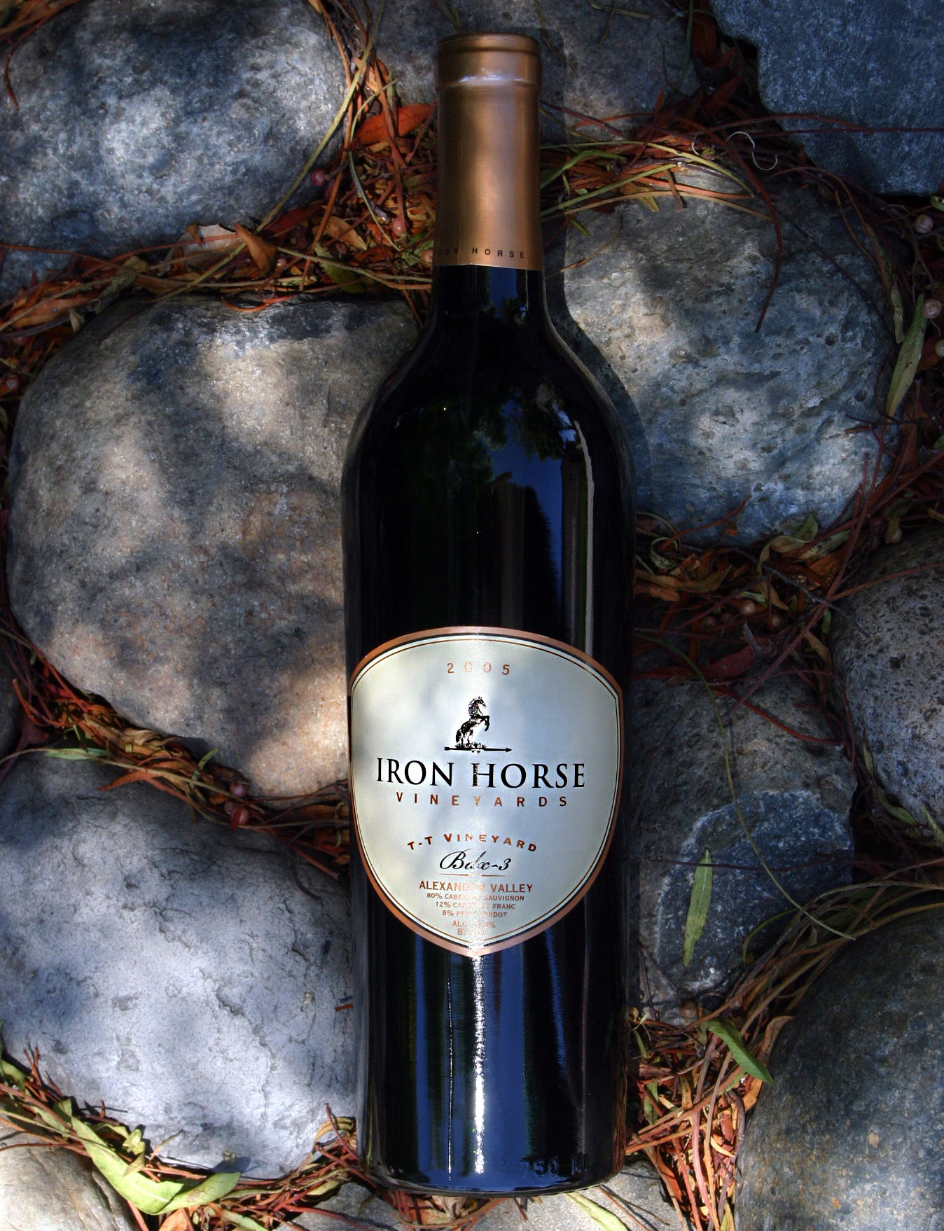 Iron Horse Vineyards 2005 T-bar-T Bdx-3 750ml Wine Bottle