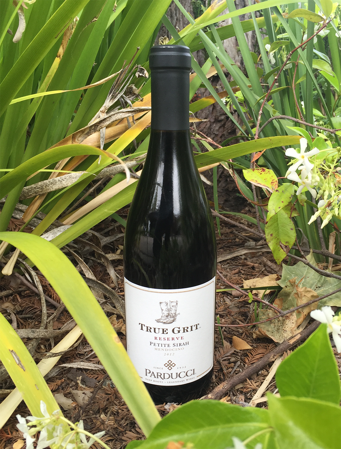 Parducci 2012 True Grit Petite Sirah 750ml Wine Bottle