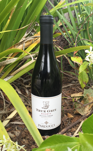 Parducci 2012 True Grit Petite Sirah 750ml Wine Bottle