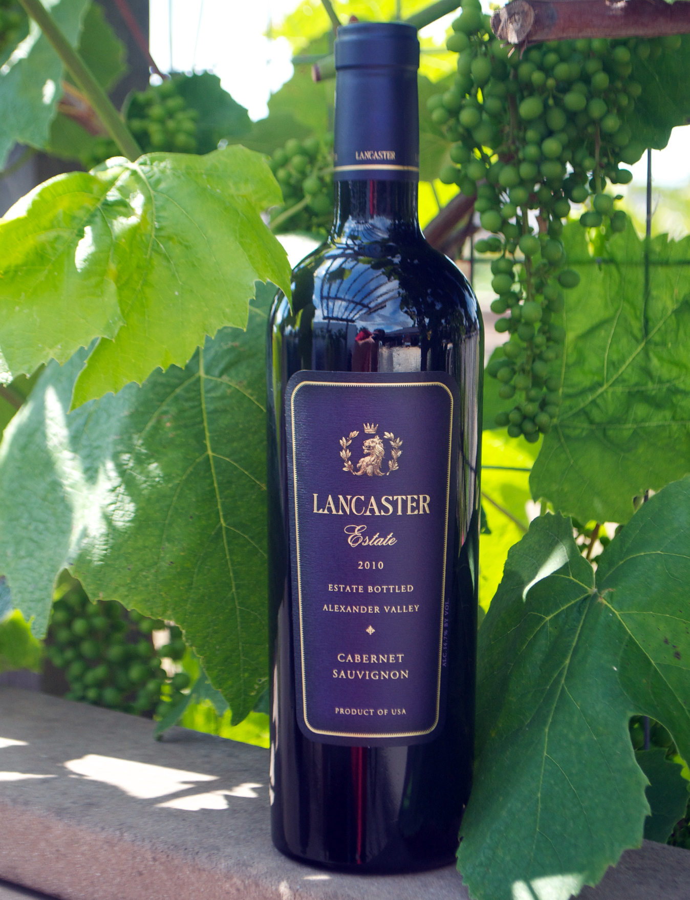 Lancaster Estate 2010 Cabernet Sauvignon 750ml Wine Bottle