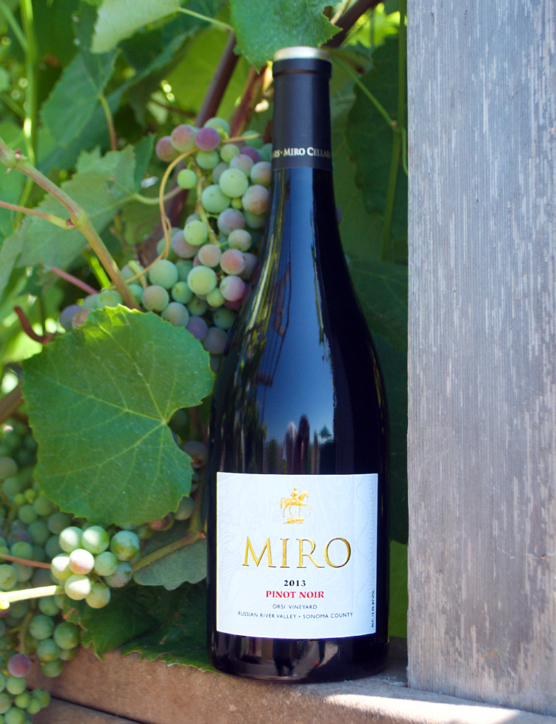 Miro Cellars 2013 Orsi Vineyard, Russian River Valley Pinot Noir 750ml Wine Bottle