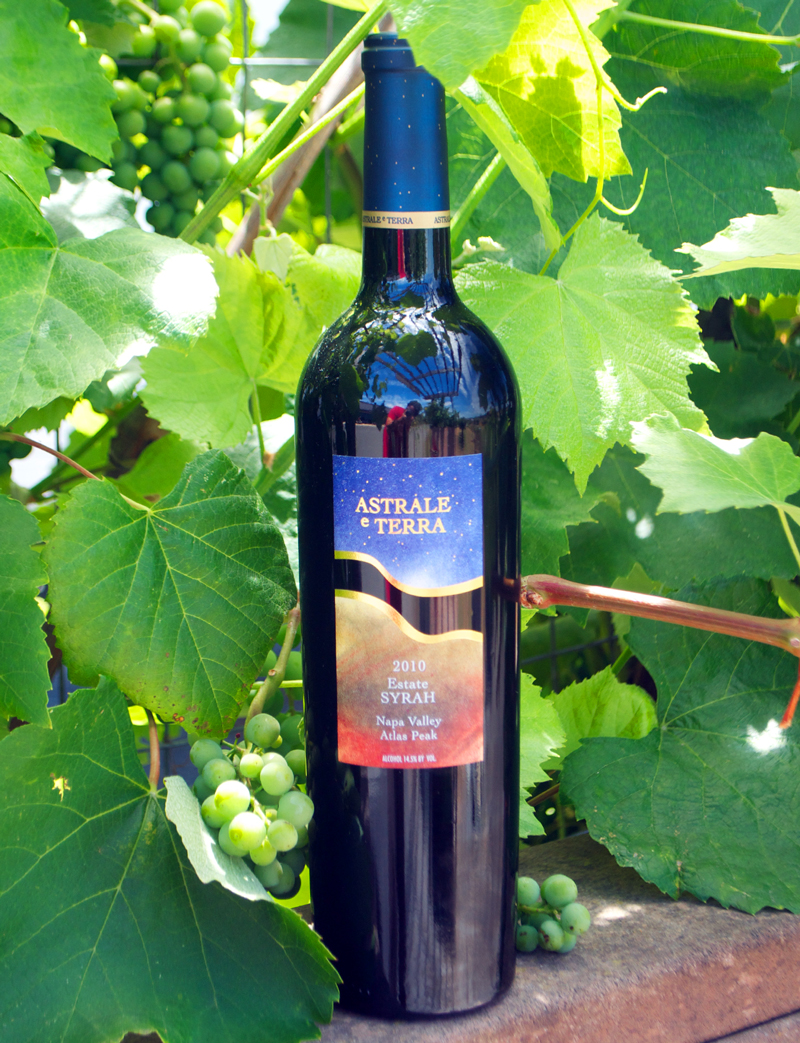 Astrale e Terra (closed) 2010 Estate Syrah Napa Valley Atlas Peak 750ml Wine Bottle