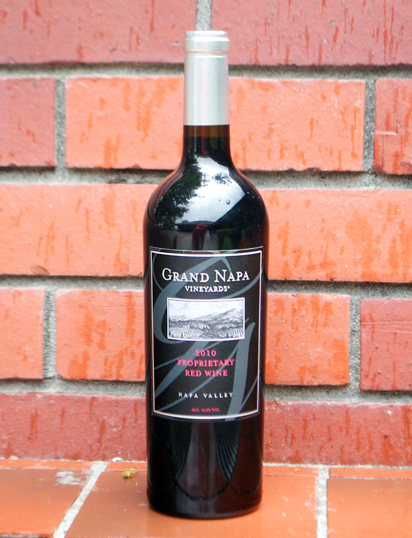 Grand Napa 2010 Proprietary Red Wine 750ml Wine Bottle