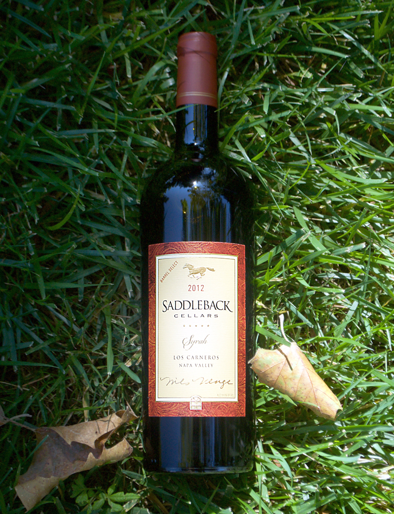 Saddleback Cellars 2012 Los Carneros Syrah 750ml Wine Bottle