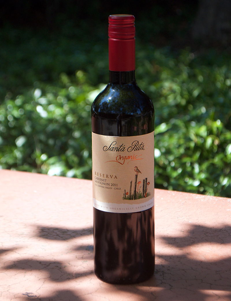 Santa Rita Wines 2011 Organic Reserva Cabernet Sauvignon 750ml Wine Bottle
