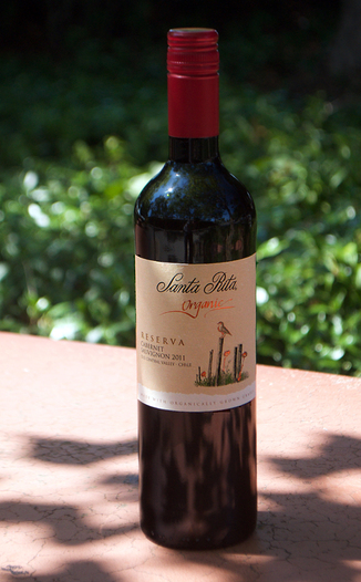 Santa Rita Wines 2011 Organic Reserva Cabernet Sauvignon 750ml Wine Bottle