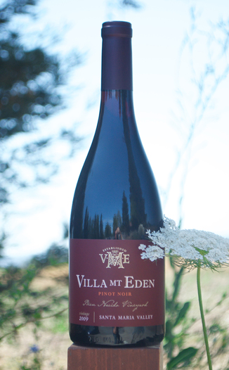 Villa Mt. Eden 2009 Bien Nacido Vineyard Pinot Noir 750ml Wine Bottle