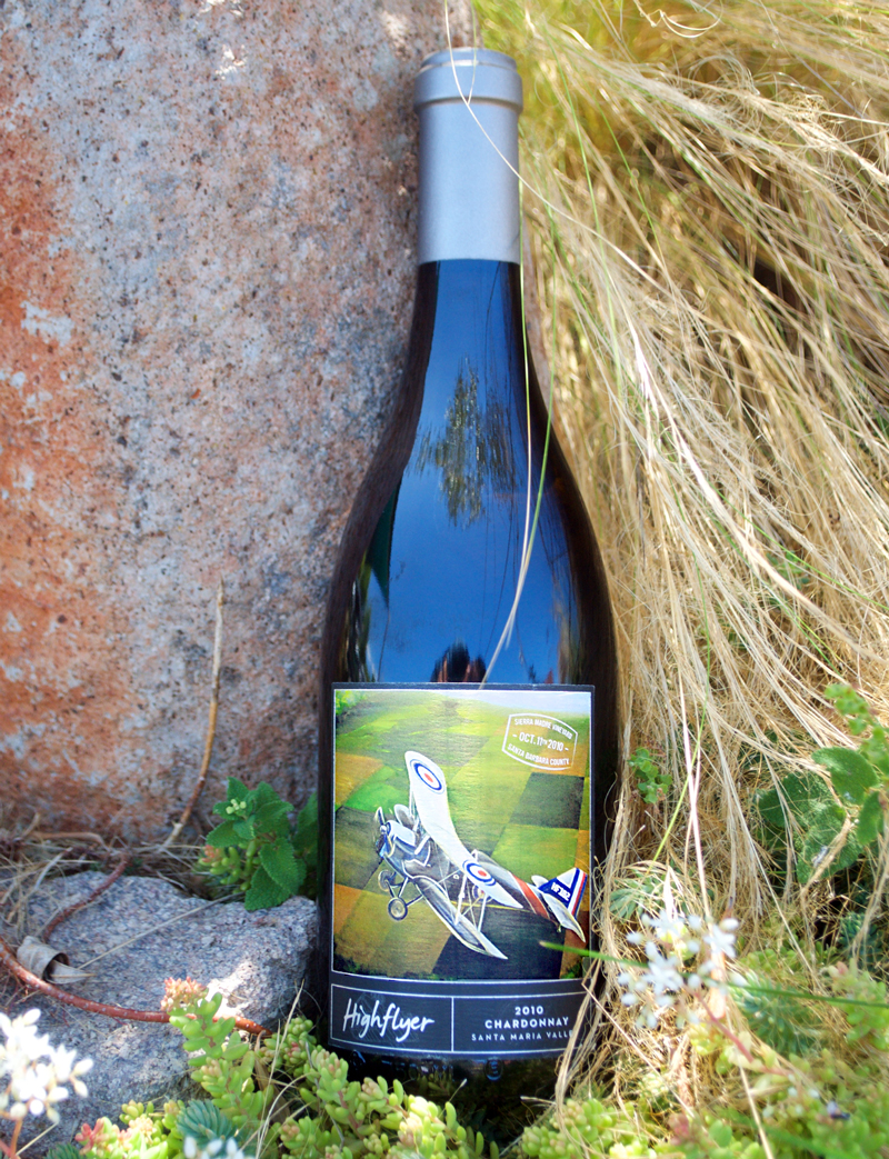 Highflyer 2010 Santa Maria Valley Chardonnay 750ml Wine Bottle