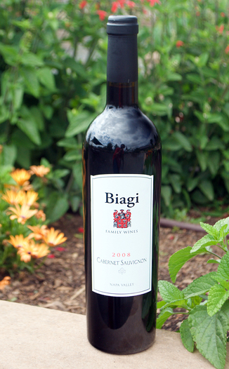 Biagi Family Wines 2008 Napa Valley Cabernet Sauvignon 750ml Wine Bottle