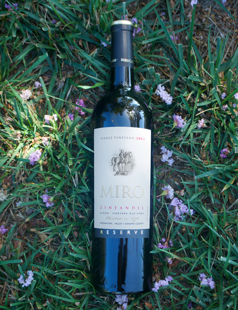 Miro Cellars 2013 Alegria Vineyard Old Vine Zinfandel 750ml Wine Bottle