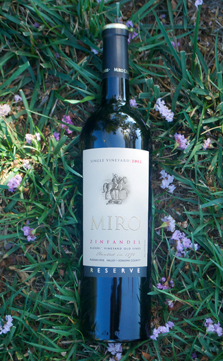 Miro Cellars 2013 Alegria Vineyard Old Vine Zinfandel 750ml Wine Bottle
