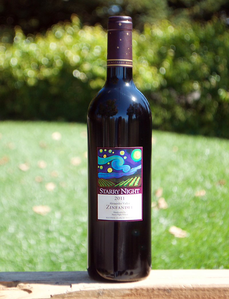 Starry Night Winery 2011 Alexander Valley Zinfandel 750ml Wine Bottle