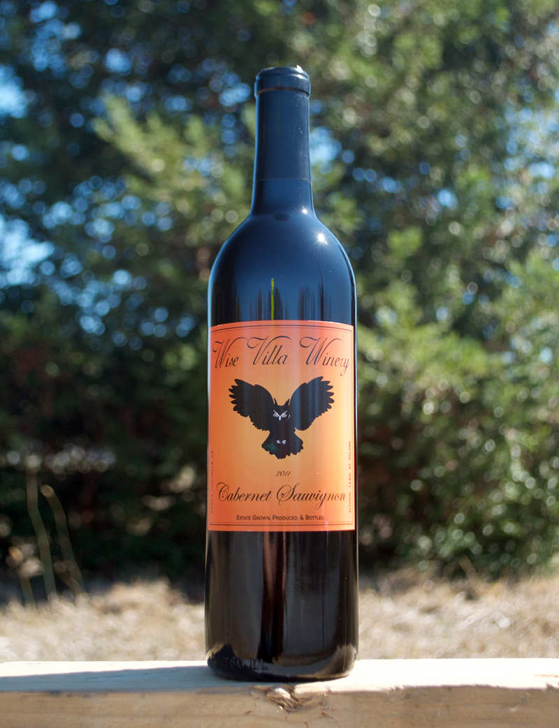 Wise Villa Winery 2011 Cabernet Sauvignon 750ml Wine Bottle