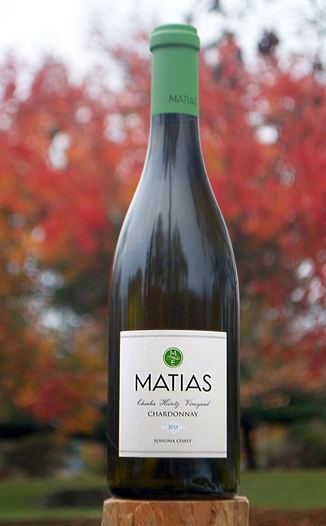 Matias 2013 Sonoma Coast Chardonnay 750ml Wine Bottle