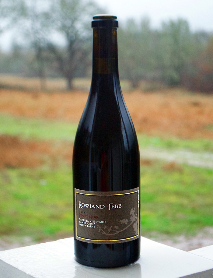 Rowland Tebb 2012 Saveria Vineyard Pinot Noir 750ml Wine Bottle