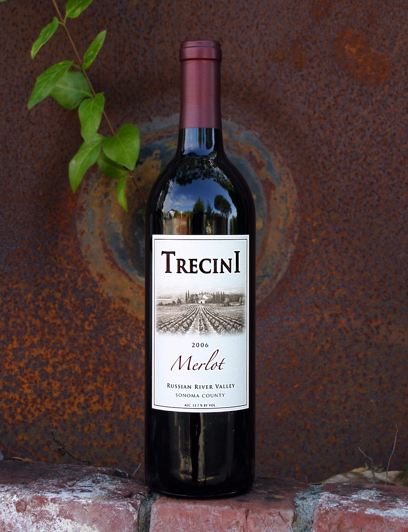 Trecini Cellars 2006 Russian River Merlot 750ml Wine Bottle
