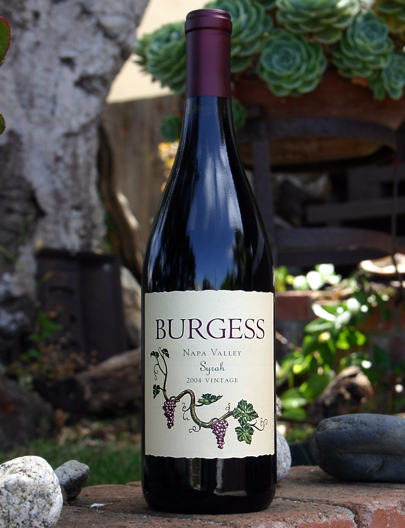 Burgess Cellars 2004 Syrah – Napa Valley 750ml Wine Bottle