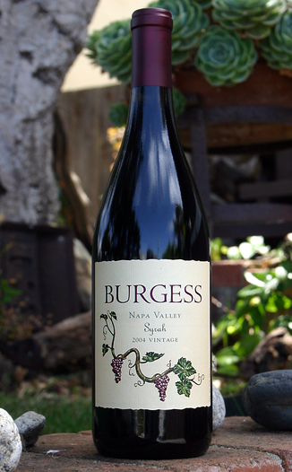 Burgess Cellars 2004 Syrah – Napa Valley 750ml Wine Bottle