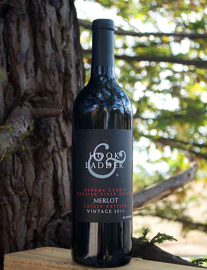 Hook & Ladder 2011 Estate Bottled Merlot 750ml Wine Bottle