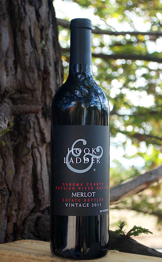 Hook & Ladder 2011 Estate Bottled Merlot 750ml Wine Bottle