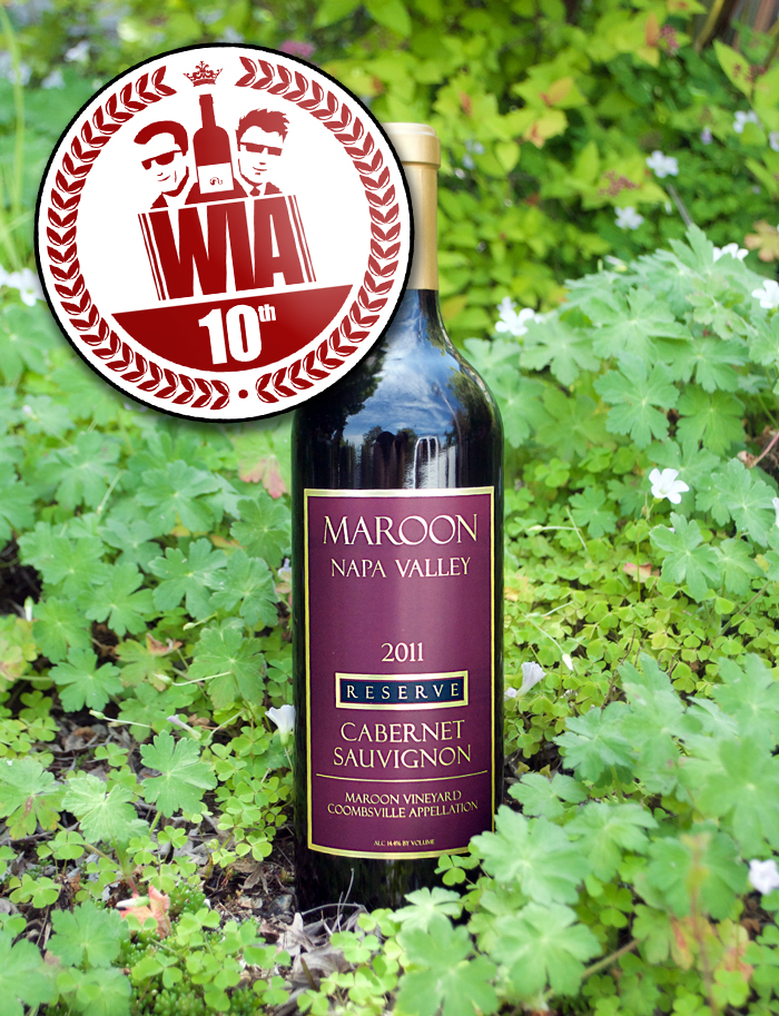 Maroon 2011 Reserve Coombsville Cabernet Sauvignon 750ml Wine Bottle