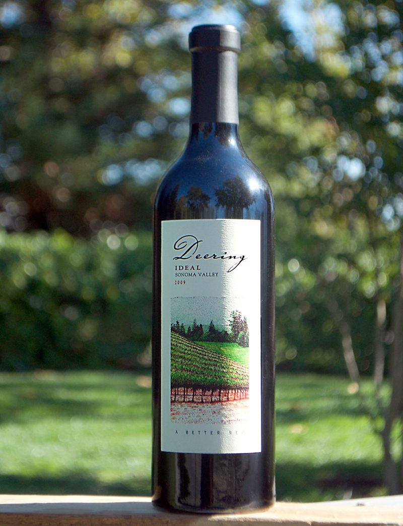 Deering Wine 2009 Sonoma Valley Ideal 750ml Wine Bottle