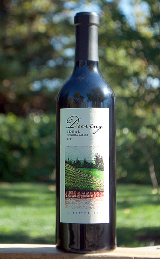 Deering Wine 2009 Sonoma Valley Ideal 750ml Wine Bottle