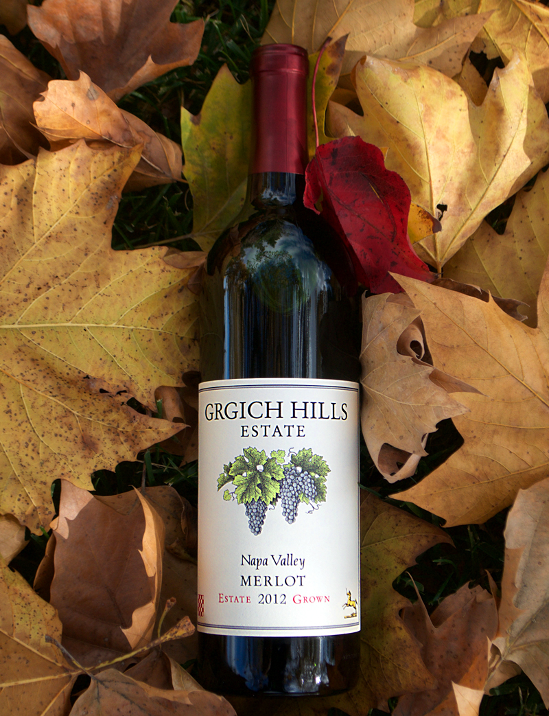 Grgich Hills Estate 2012 Estate Grown Napa Valley Merlot 750ml Wine Bottle