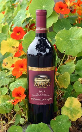 Mayo Family Winery 2005 Random Ridge Cabernet Sauvignon 750ml Wine Bottle