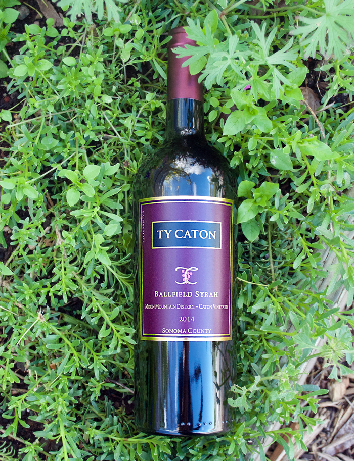 Ty Caton 2014 Moon Mountain Ballfield Syrah 750ml Wine Bottle