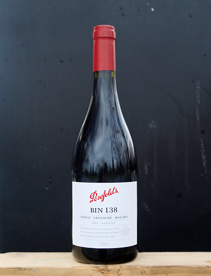 Penfolds 2012 Bin 138 Red Blend 750ml Wine Bottle