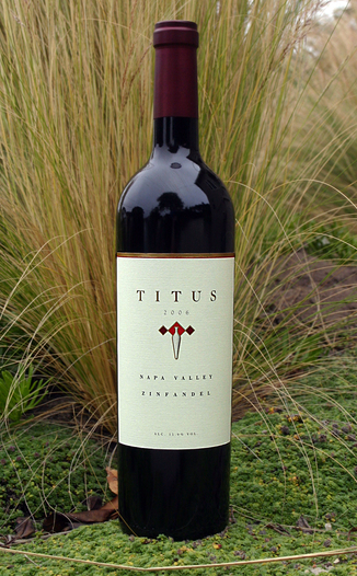 Titus Vineyards 2006 Napa Valley Zinfandel 750ml Wine Bottle