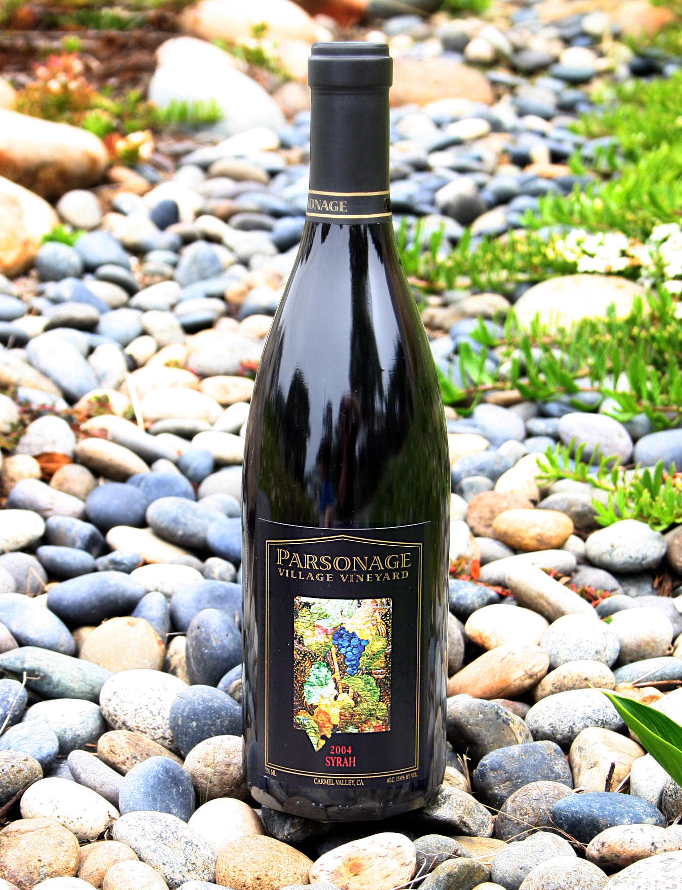 Parsonage Village Vineyard 2004 Estate Syrah 750ml Wine Bottle
